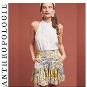 Anthropologie (Maeve) flowy print shorts